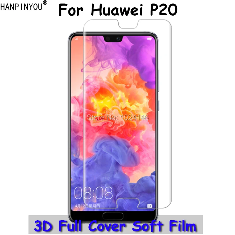 Для Huawei P20 5 8 &quot3D изогнутая полноэкранная мягкая ПЭТ пленка для защиты экрана (не