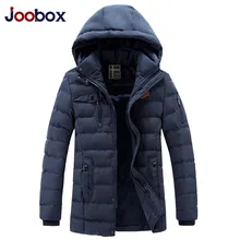 JOOBOX Brand Men Parka 2017 Fashion Winter Jacket Men Hooded Thick Padded Jacket Outwear coat Plus Size 3XL camperas hombre