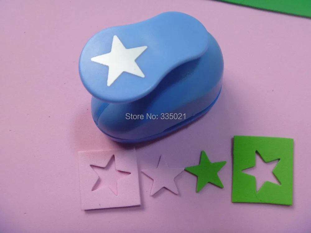 

free shipping 1"(2.5cm) lucky star EVA foam punch paper punch for greeting card handmade ,Scrapbook Handmade puncher