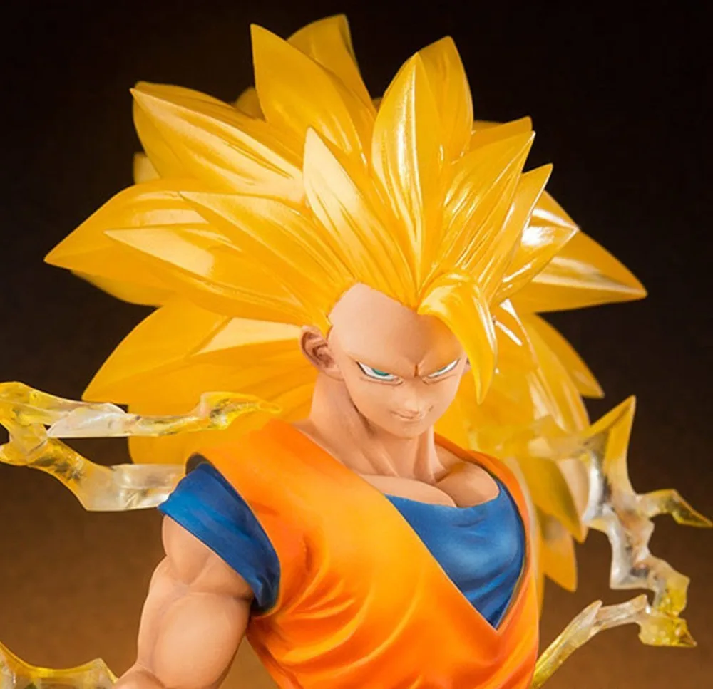 Новое поступление Dragon Ball Z Tamashii nairs Zero Super Saiyan 3 Son Goku Фигурка Гоку в действии 7