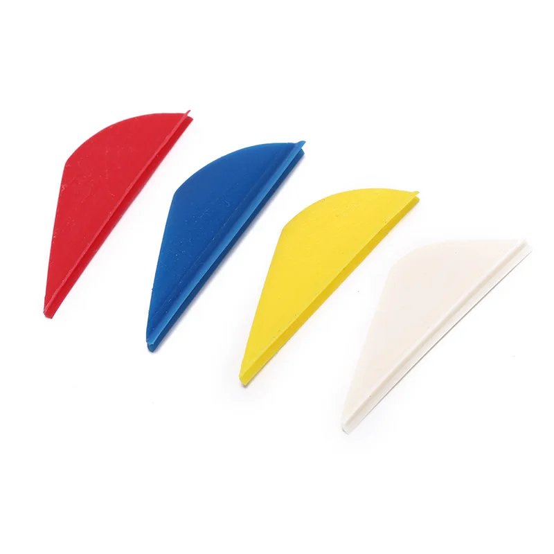 

10Pcs DIY Plastic Arrow Feathers Fletching Plumage For Arrow Archery Wholesale 5*1.5cm