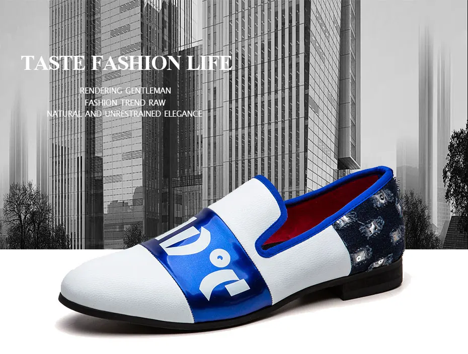 MEIJIANA/удобная обувь для вождения; мужская повседневная обувь; Новинка года; модные роскошные лоферы; Рабочая обувь; цвет синий, белый; джинсовая обувь