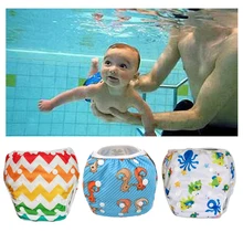 Baby Swim Diapers Adjustable Swim Nappies Reusable washable swim pool pants 1 2 3 4 5 6 7 8 9 10 11 12 month year poo leakproof