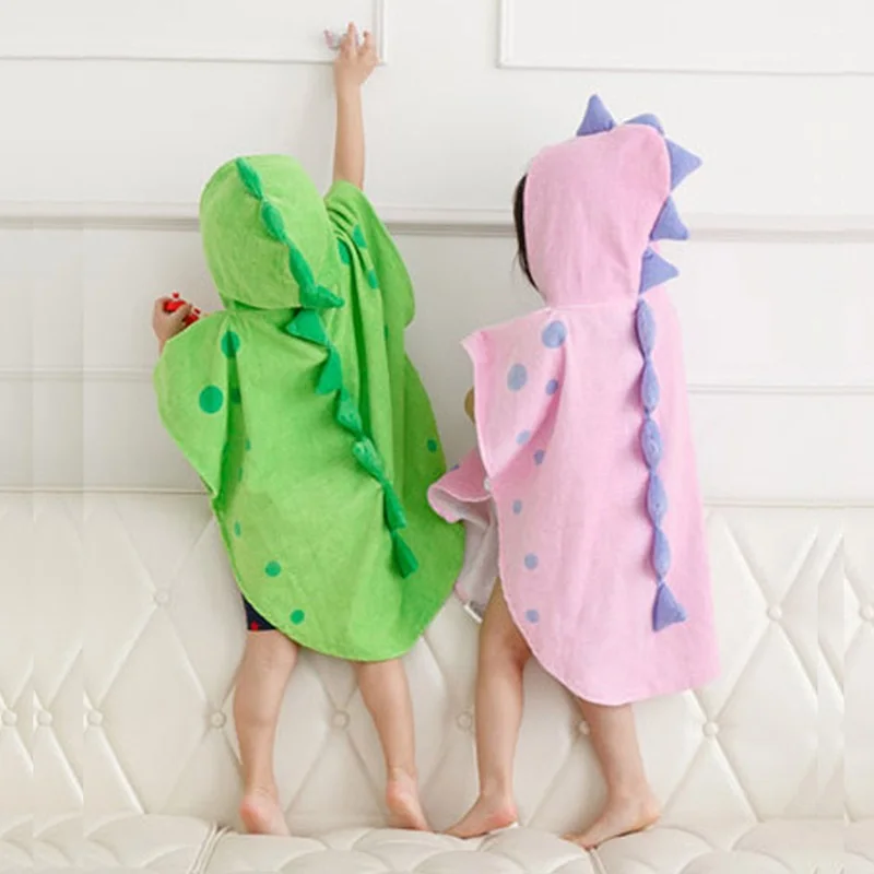 dinosaur baby bath towel