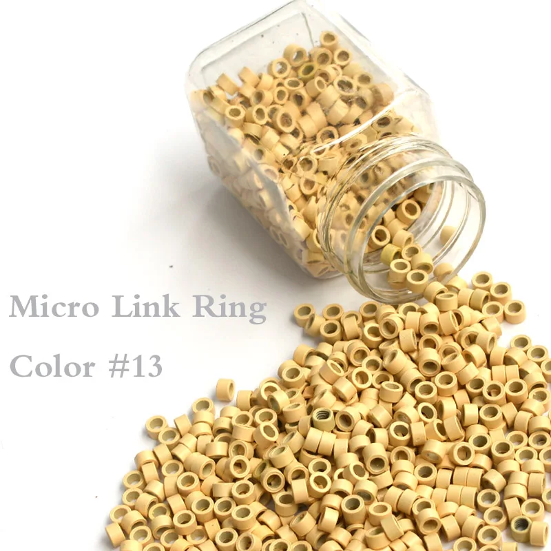 4.5*3.0*3.0MM Micro Ring Beads Silicone Bead Link silicone micro rings