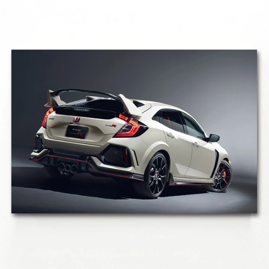 Wall Art Picture Honda Civic Type R Sport Car Taillight Posters And Prints Canvas Art Paintings For Room Decor Painting Calligraphy Aliexpress