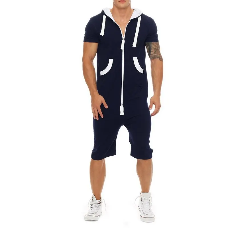 Casual Tracksuit Jumpsuit Men Summer Short Sleeve Hoodies Sweatshirt Mens Overalls Fashion Camo Sportwear Short Pants Romper Casual Tracksuit Jumpsuit Men Summer Short Sleeve Hoodies Sweatshirt Mens Overalls Fashion Camo Sportwear Short Pants Romper