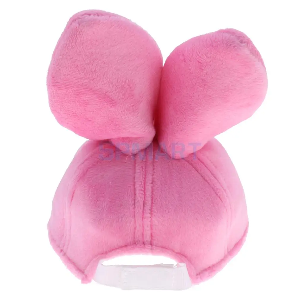 4 Colors Lovely Stuffed Flannel Rabbit Ears Peaked Cap Outfit for 1/6 Blythe Dolls Hat Clothes Accessories