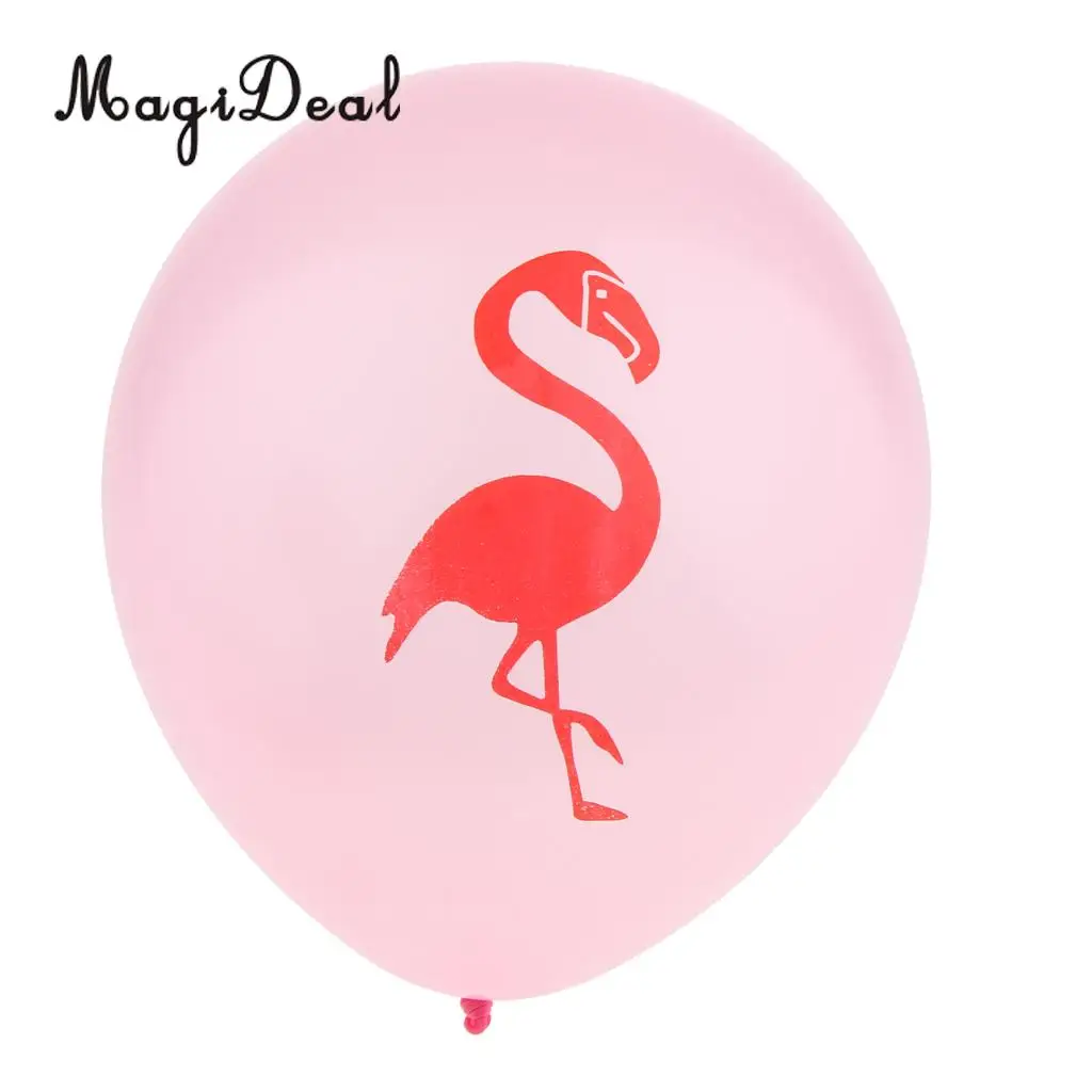 10pcs Flamingo Latex Balloon Hawaiian Luau Party Decoration 10 inch 