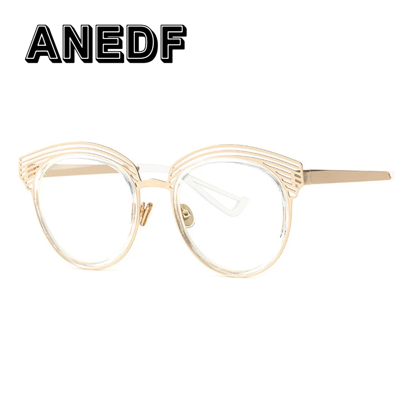 ANEDF New Women Anti Fatigue Radiation resistant Cat Eye Glasses Frame