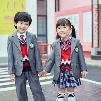 

Children's Suits & Blazers Children's Clothing cotton girl's suit+dress set boy's suit+pant set hot 100-180cm can customized