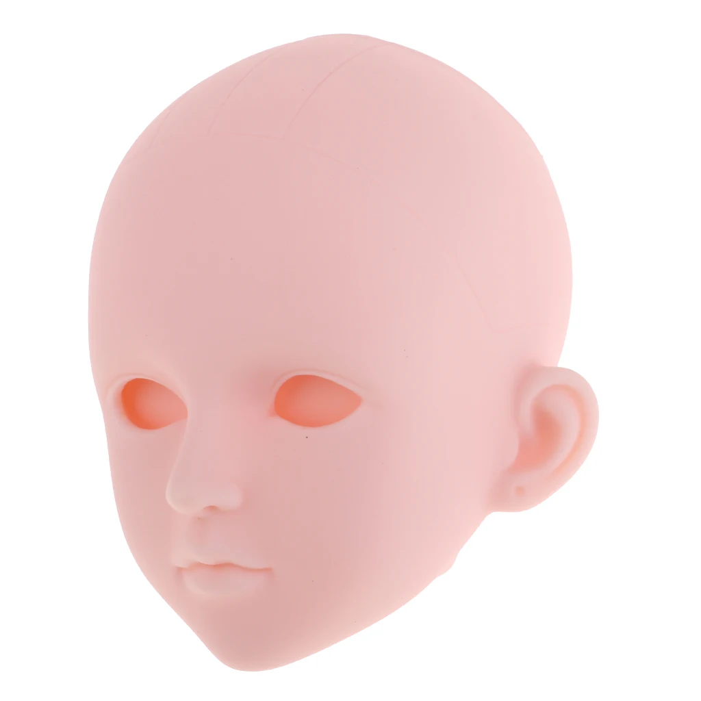 High Quality 1/4 BJD Female Doll Head Sculpt Without Eyes DIY Parts  Girl doll head sculpt