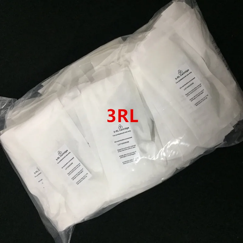 600D-G перманентные иглы для макияжа 3RL Перманентный макияж поворотные иглы для тату-машинки для иглы тату 100 шт