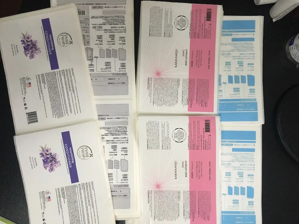 Compatíveis da Etiqueta do Jato de Tinta dos pp para Primera Rolos Impermeáveis Lustrosos Matte Epson 3400 3500 7500 - 6 Rolos impermeáveis lustrosos matte compatíveis da etiqueta