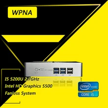 WPNA Nettop UX850-mini intel core i5 5200U HD Graphics 5500 WIFI mini pc windows All In One Computer Office Desktop