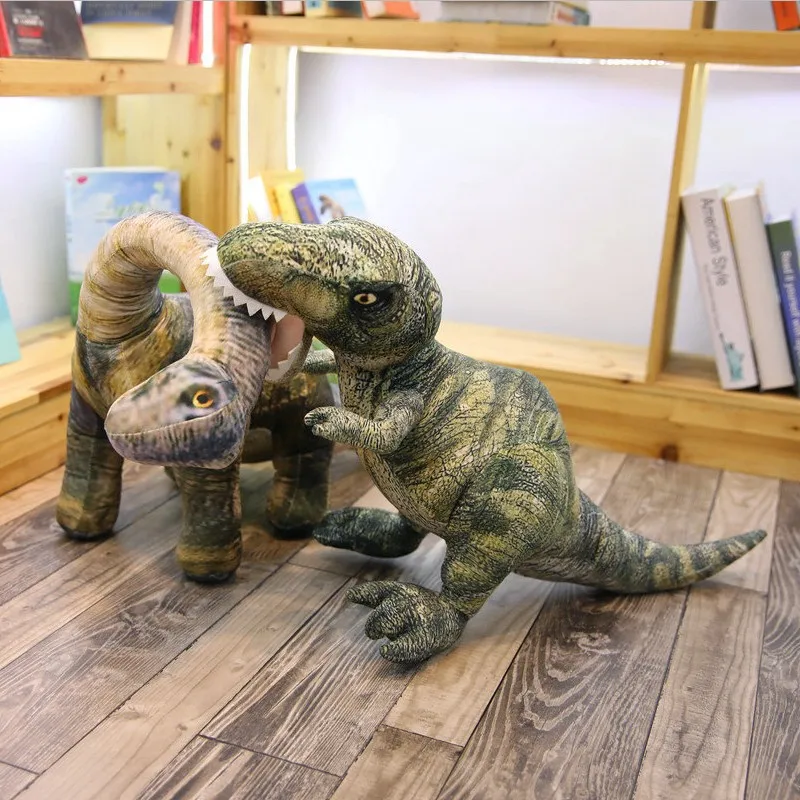 Имитация динозавр плюшевая игрушка реалистичный Драконий Тираннозавр Рекс Куклы Мягкие животные Детский день рождения, день рождение