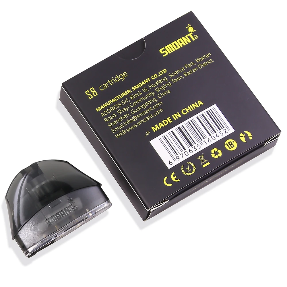 Оригинальный картридж Smoant S8 5 шт. 10 шт./упаков сменный бак для электронных соков