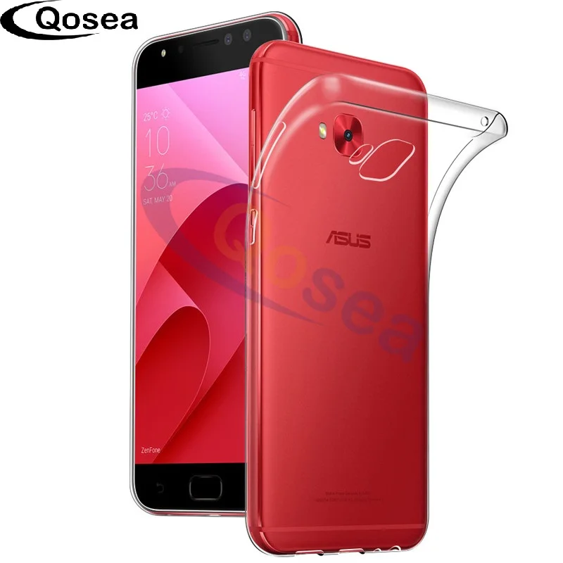 Qosea для Asus Zenfone 4 Selfie Pro ZD552KL чехол прозрачный тонкий силиконовый мягкий TPU кожа