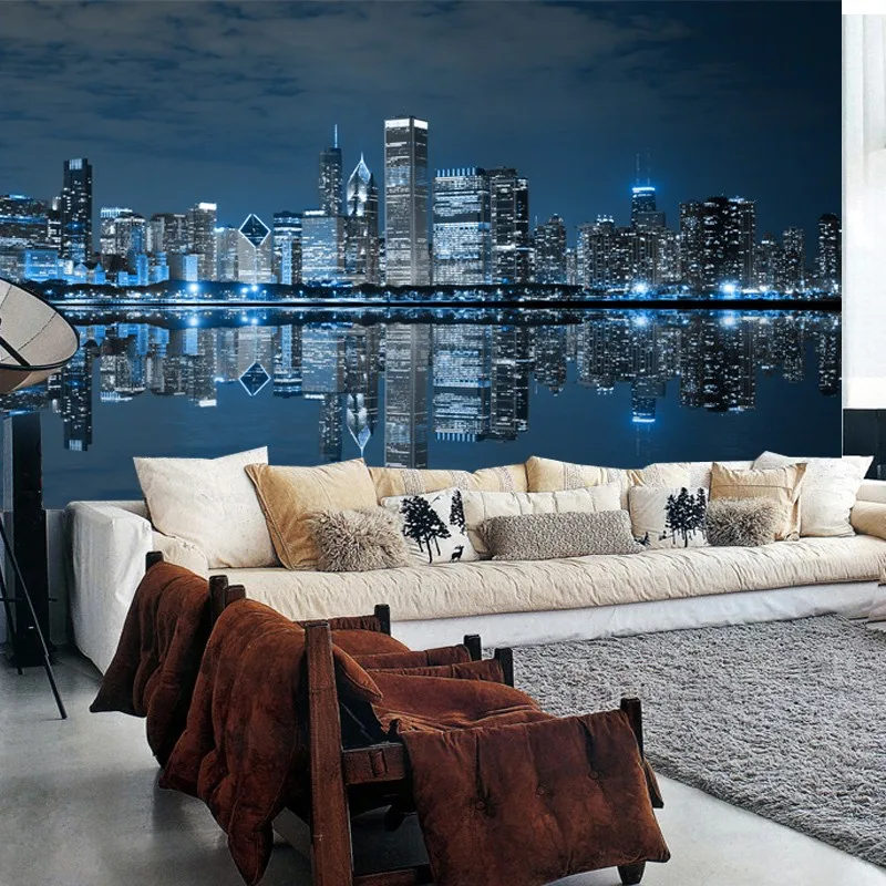Free-shipping-Modern-large-scale-murals-wallpaper-the-living-room-sofa-bedroom-TV-background-KTV-Night (1)