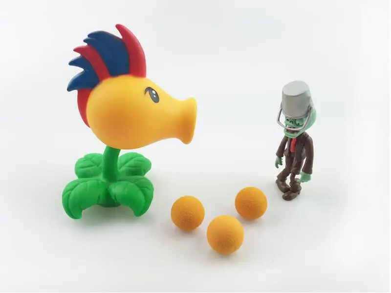 2019 PVZ Растения против Зомби Peashooter ПВХ экшн фигурка модель игрушки