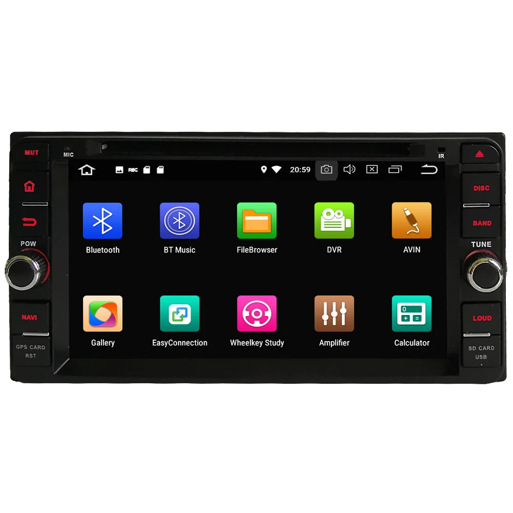 Cheap KLYDE 4G Android 8 Octa Core 4GB RAM+32GB Car DVD Player Radio For Toyota 4Runner Fortuner Sequoia FJ Cruiser Highlander Florid 1