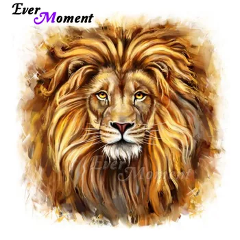 

Ever Moment Diamond Painting 5D DIY Handmade Picture Of Rhinestone Lion Fluffy Hair Home Diamond Embroidery Mosaic Full 3F1801