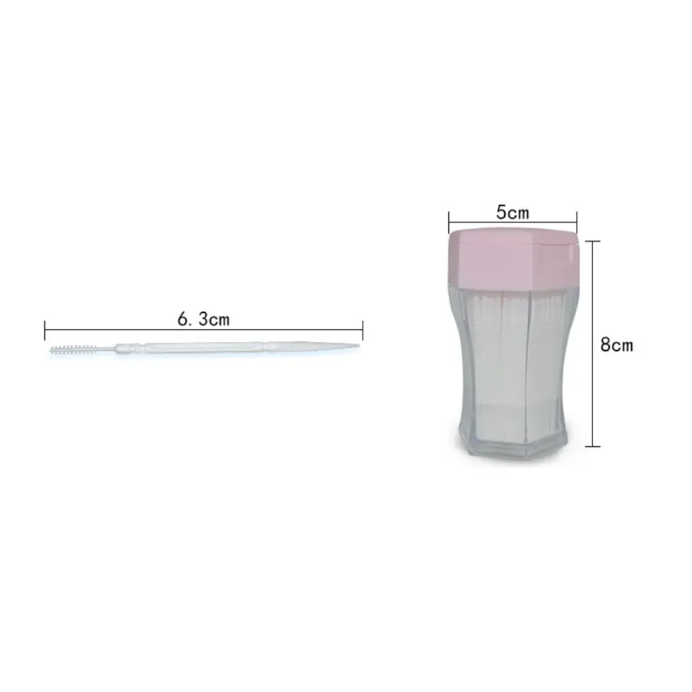 200 шт. двойной головкой для ухода за межзубным пространством щетка зубочистка с