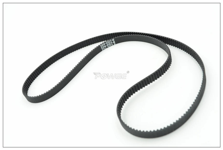 POWGE 494 500 520 524 528 2GT зубчатый ремень W = 3/6/9 мм T 247/250/260/262/264 GT2 замкнутому циклу
