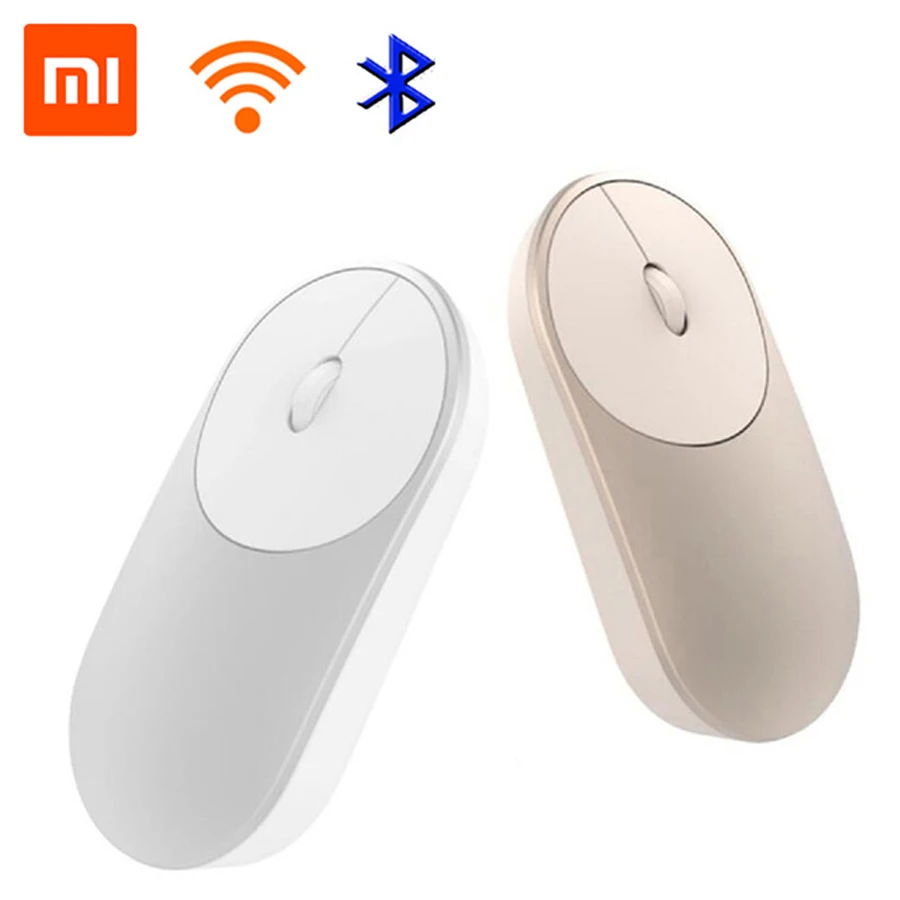Беспроводная мышь Xiaomi Mi портативные игровые мышки из алюминиевого сплава АБС