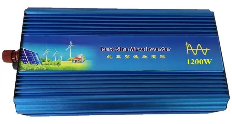 

zuivere sinus omvormer 12v 220v 1200W Power Inverter Pure Sine Wave 24V DC to 220V AC Converter Car inverters AC Adapter