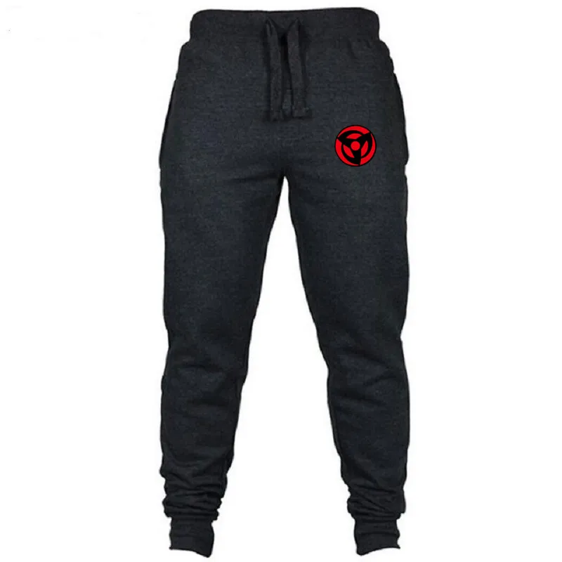 3Dark gray Аниме Наруто спортивные штаны с героями мультфильмов для костюмированной вечеринки, повседневные эластичные штаны унисекс на Хэллоуин, осенние спортивные штаны - Цвет: 3Dark gray