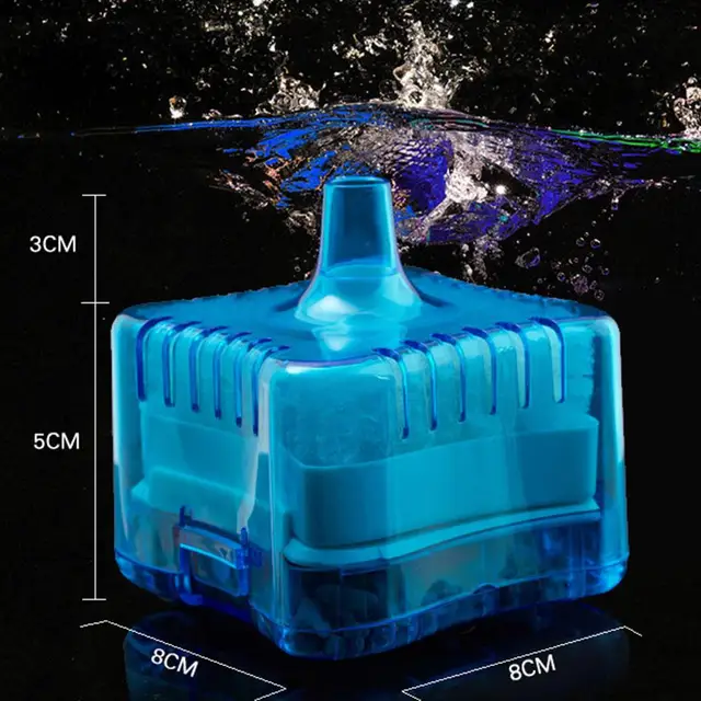 AsyPets Mini Replacable Aquarium Filter Under Water Air Driver Filter