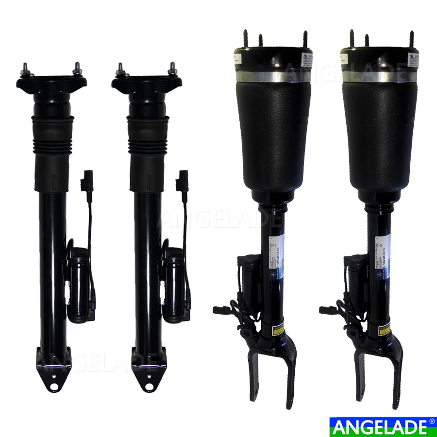 

Set 4 Pcs Front + Rear Air Suspension Shocks Mer-Benz M Class W164 2005-2011 GL Class X164 2006-2012 ADS 1643202031 2231
