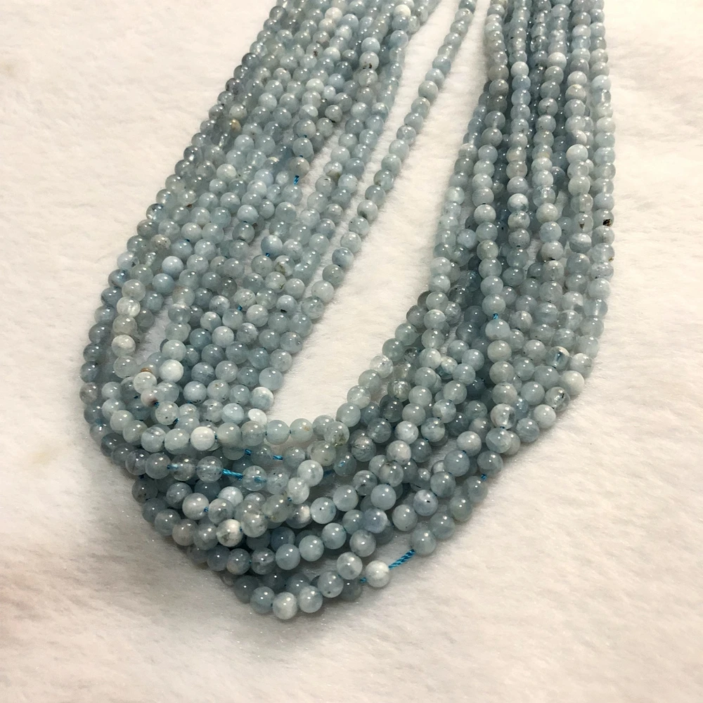 6MM DARK BLUE KYANITE GEMSTONE ROUND LOOSE BEADS 15.5/"