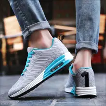 Couple Shoes Women Sneakers Casual Tenis Feminino Cushioning Man Walking Shoe Moda Mujer 2019 Brand Designer Shoes Gray Blue