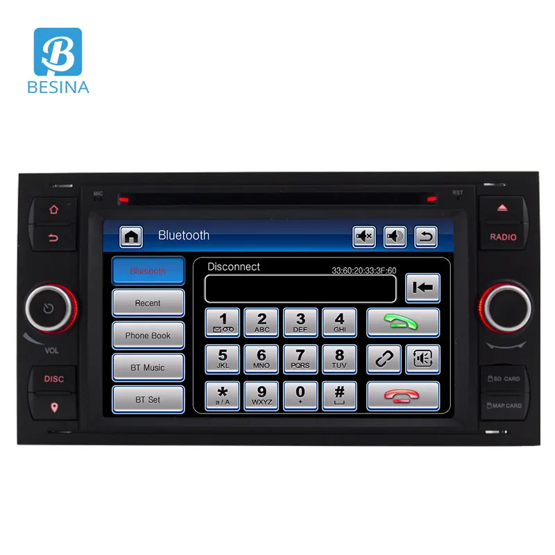 Excellent Besina 2 Din Car DVD Player For Ford Focus/Focus 2 Kuga Mondeo Connect Transit Fiesta Galaxy Fusion Radio Multimedia Autoaudio 4