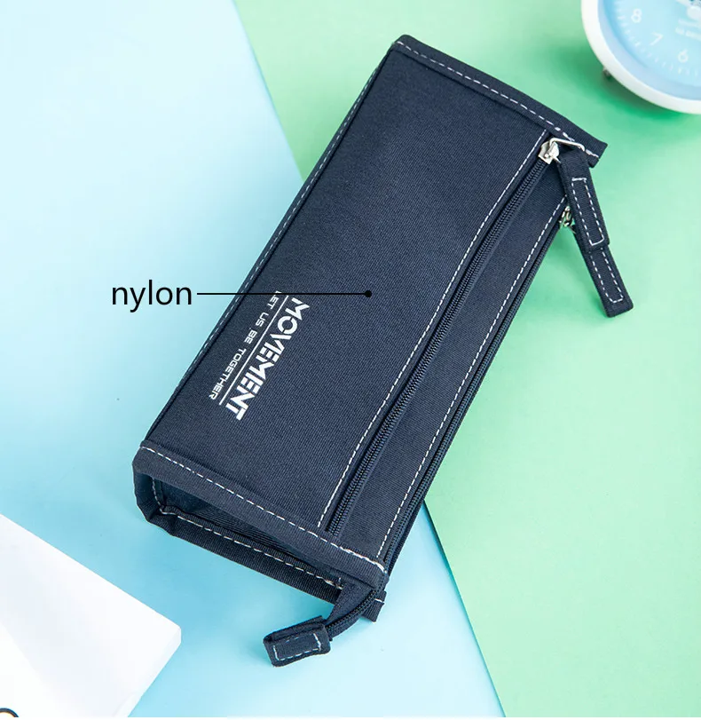 Deli пеналы Multi-function Карандаш сумка Высокое качество нейлон Канцтовары для учащихся, карандаш Чехлы стационарная коробка письменные принадлежности