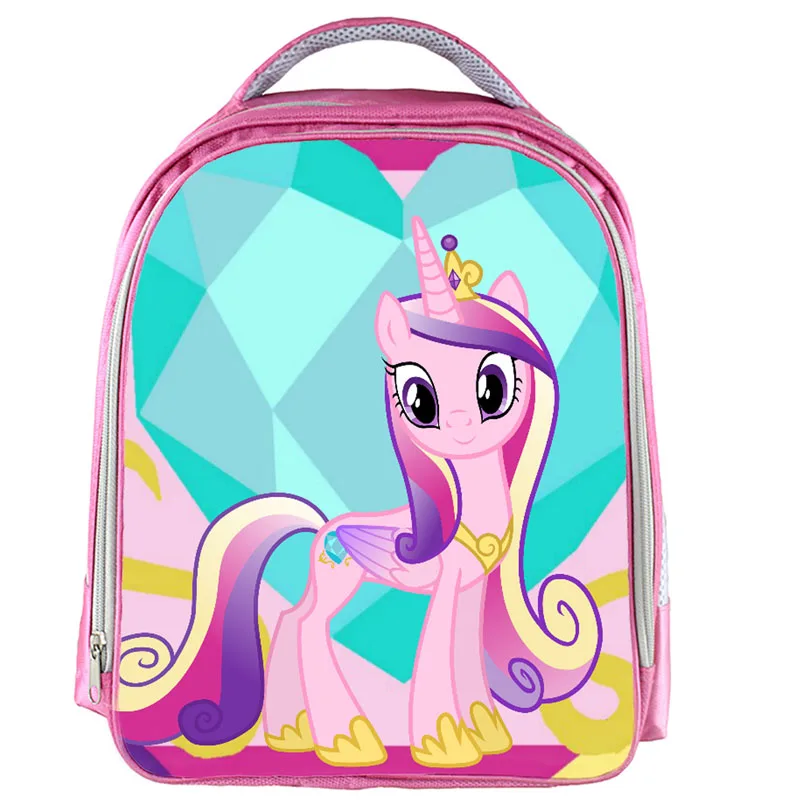 13 дюймов розовый рюкзак с единорогом школьные сумки Pegasus Pony Princess принтом школьный