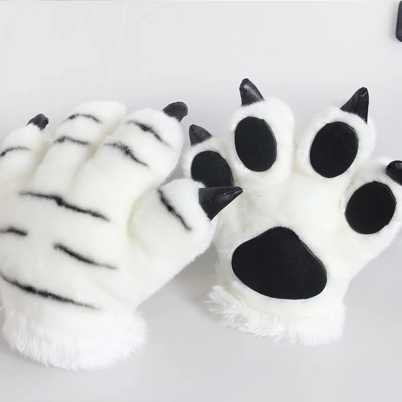 Голова хвоста тигровой лапы плюшевая игрушка Детский костюм|plush toys|tiger pawstoys children |