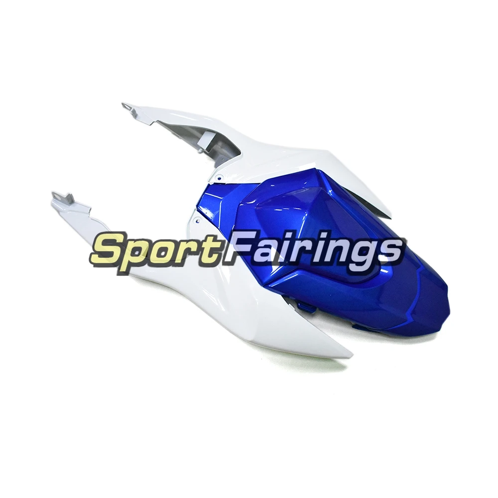 Полный обтекатели для Suzuki GSXR1000 K9 2009- 10 12 13 ABS Мотоциклетный кузов блеск жемчуга белого и синего цвета+ бак из стеклопластика крышка