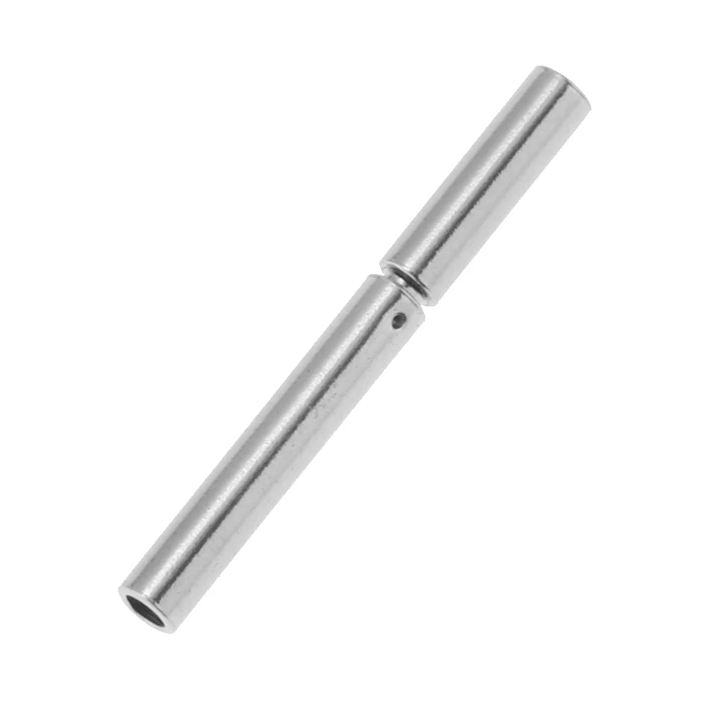 Stainless Steel Bayonet Bracelet End Push Clasps Cord Ends for Leather Cord Buckle DIY Jewelry Craft Connectors