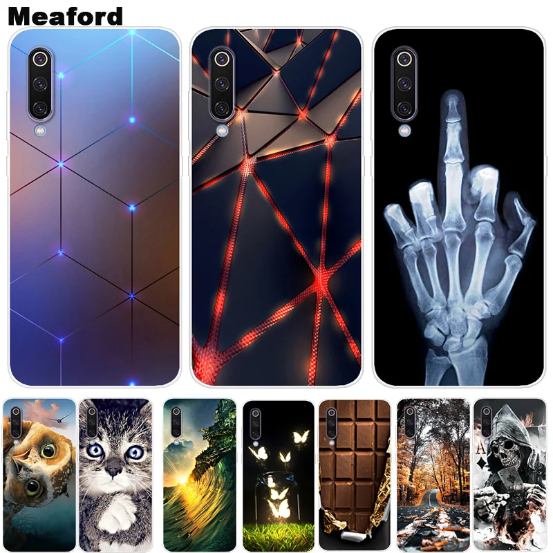 

For Xiaomi Mi 9 Mi9 SE Case Soft Silicone Back Cover Bag Phone Case For Xiaomi Mi 9 SE CC9 Case Cover Patterned For Xiomi mi CC9