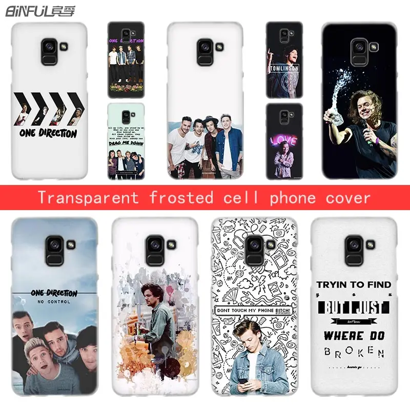 

One Direction Louis Transparent Phone hard Case for Samsung Galaxy M10 M20 A3 A5 A6s A7 A8 2016 2017 A6 2018 Plus
