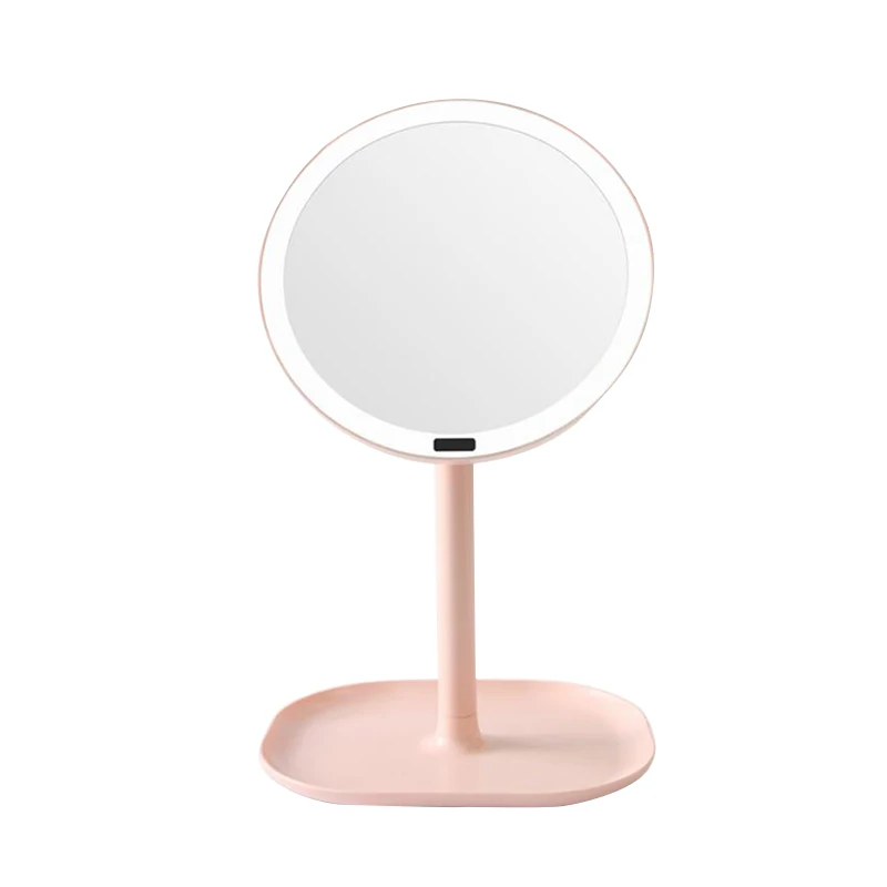 

Rechargeable Motion Sensor Light Mirror Omnidirectional Rotation Infrared Induction LED Makeup Mirror 5X Magnifying Mirror