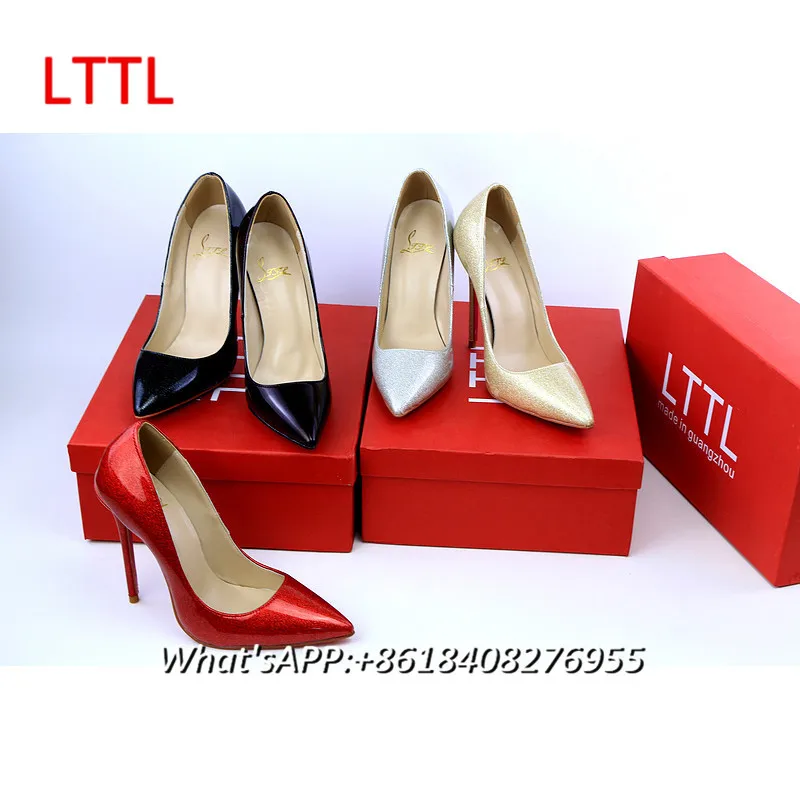 LTTL Women Shoes 2017 New Fashion Red Sole Shoes Women Pumps Pointed Toe So Kate Red High Heels Pumps Women Elegant Ladies Pumps