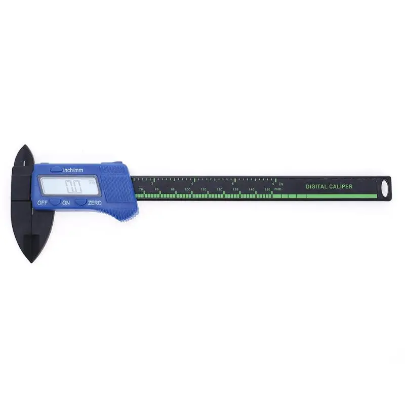 150mm Digital Vernier Caliper Scale Ruler Measuring Micrometer (Blue) 150mm Digital Vernier Caliper Scale Ruler Measuring Micrometer (Blue)
