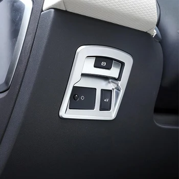 

For Range Rover Velar 2018 1PC Matte ABS Chrome Car Rear Tail Trunk Door Button Knob Switch Cover Trim Car Styling Accessories