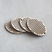 50 шт Овальный Пустой вышивки крестиком Diy деревянный орнамент
