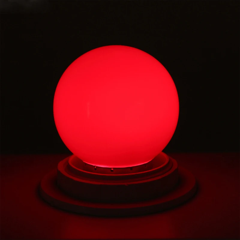 E27 светодиодные лампы-E27 1w Pe матовый светодиодный Глобус красочный белый/красный/зеленый/синий/ylllow Лампа 220 v-1 шт