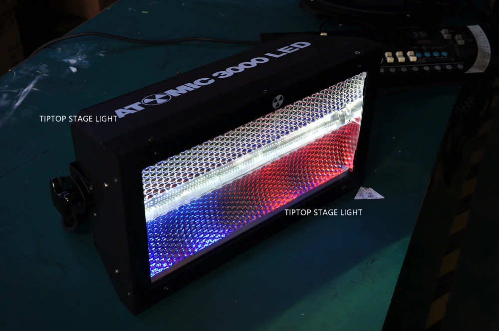 TIPTOP Atomic 3000 светодиодный Strobe Light DMX512 Управление 228x3 W белый светодиодный s 64x0,2 w RGB подсветкой лазерный свет Par свет шайбы стены